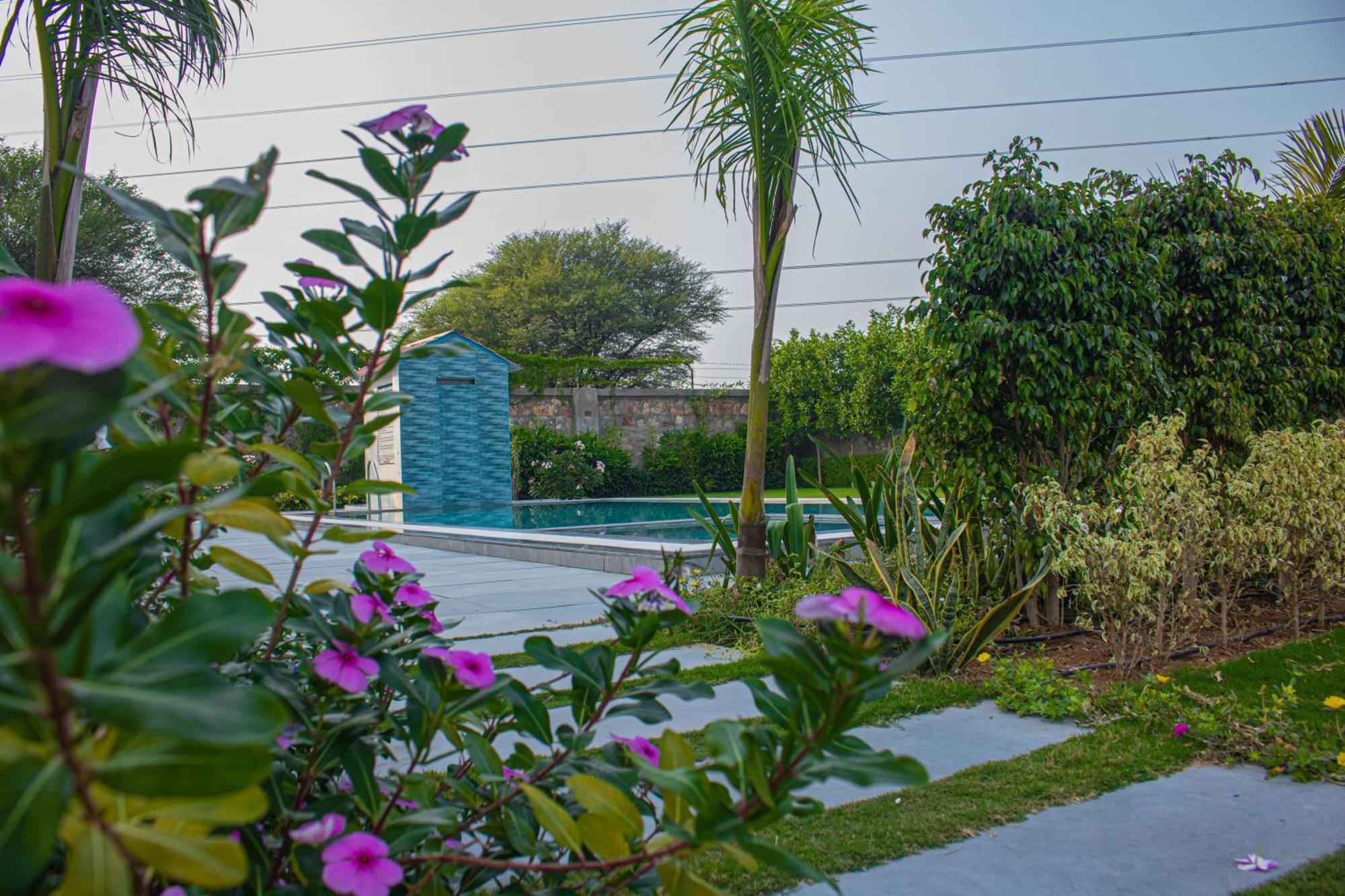 The Peace- A Luxury 2Bhk Private Pool Farm Villa Dzsaipur Kültér fotó